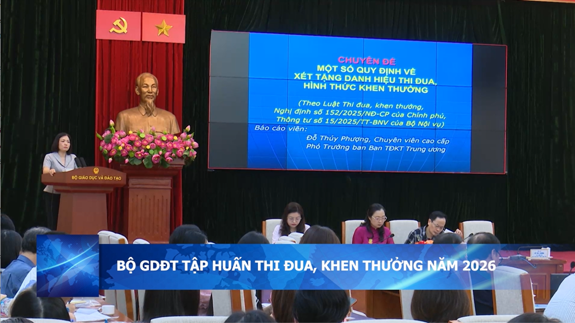 Bộ GDĐT tập huấn thi đua, khen thưởng năm 2026