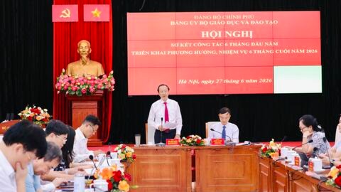 Tiếp tục đổi mới công tác xây dựng Đảng, lãnh đạo thực hiện hiệu quả nhiệm vụ của ngành Giáo dục