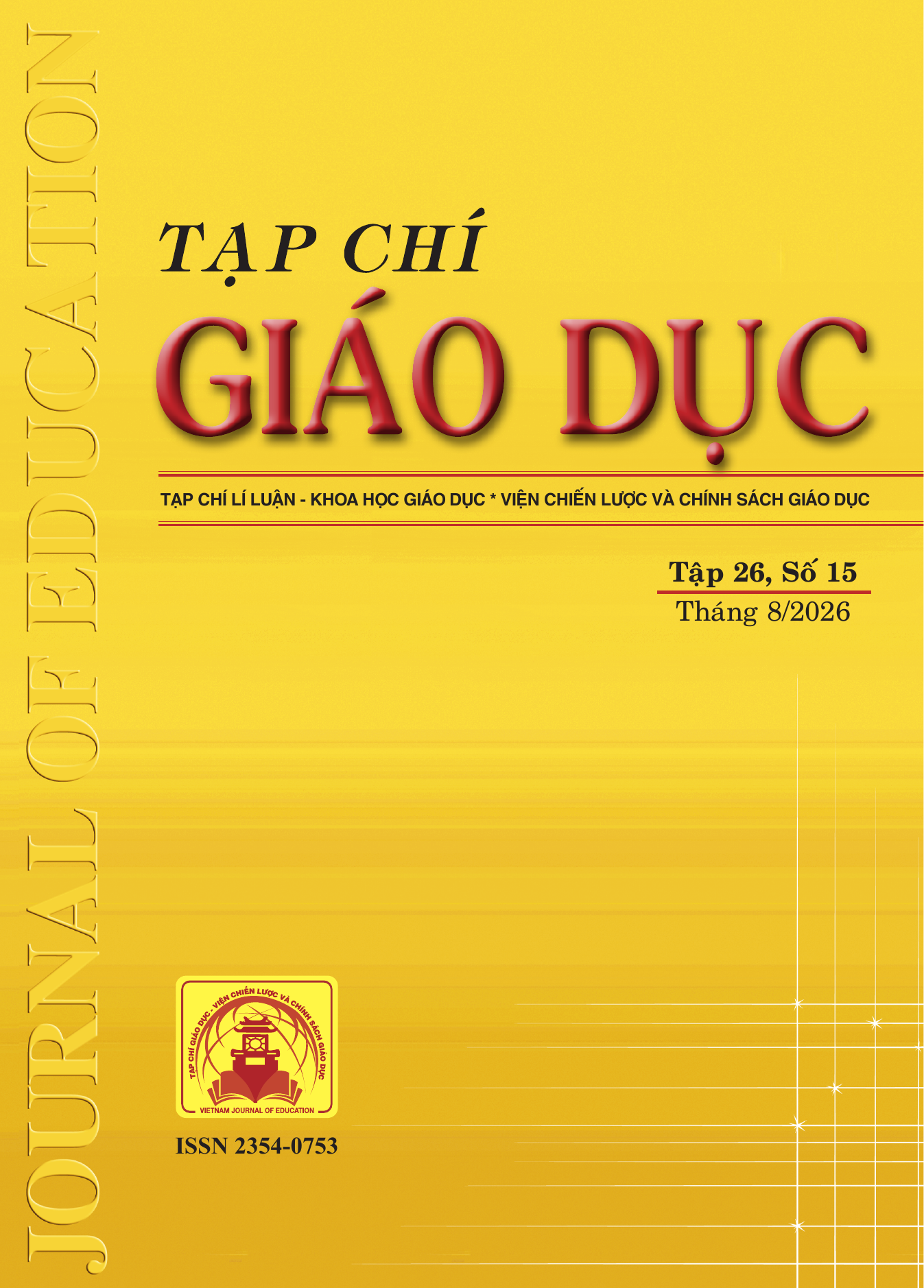 Tập 26, số 15 (tháng 08/2026)