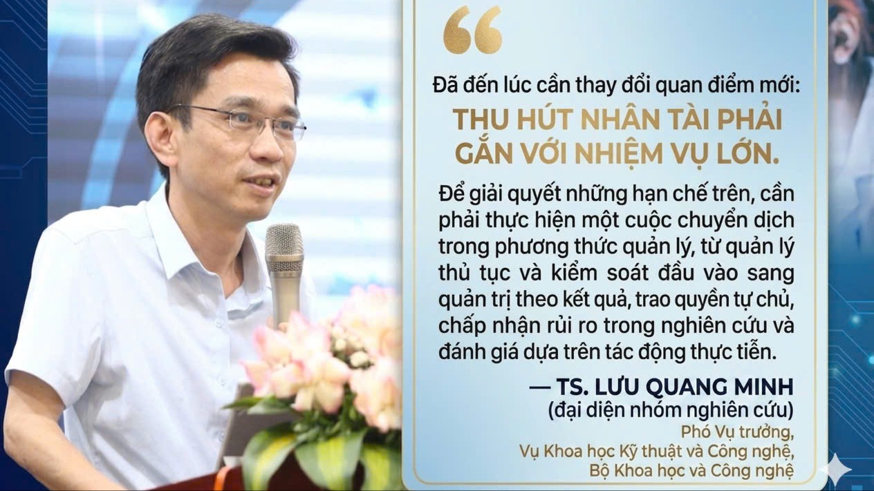 Đổi mới cơ chế - Đòn bẩy thu hút nhân tài khoa học công nghệ và đổi mới sáng tạo