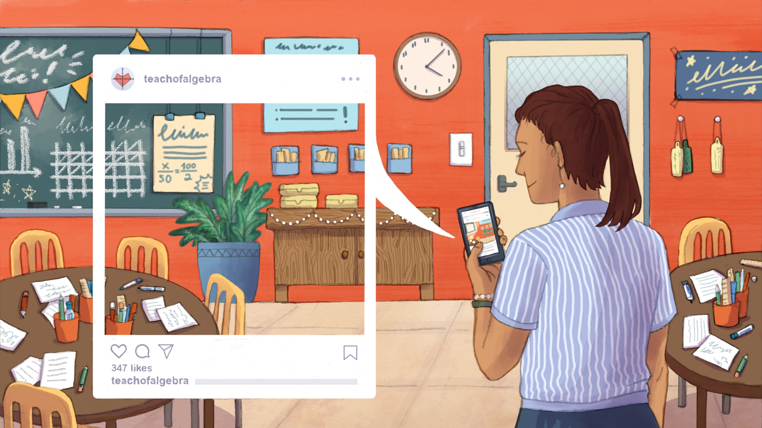 Giáo viên trên Instagram và sự thị trường hóa 