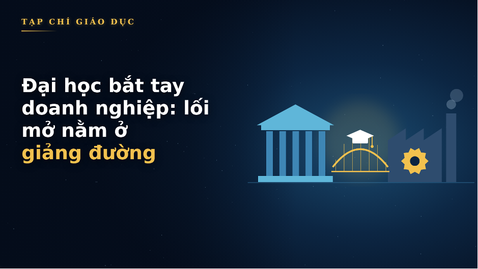 Đại học bắt tay doanh nghiệp: Lối mở nằm ở giảng đường