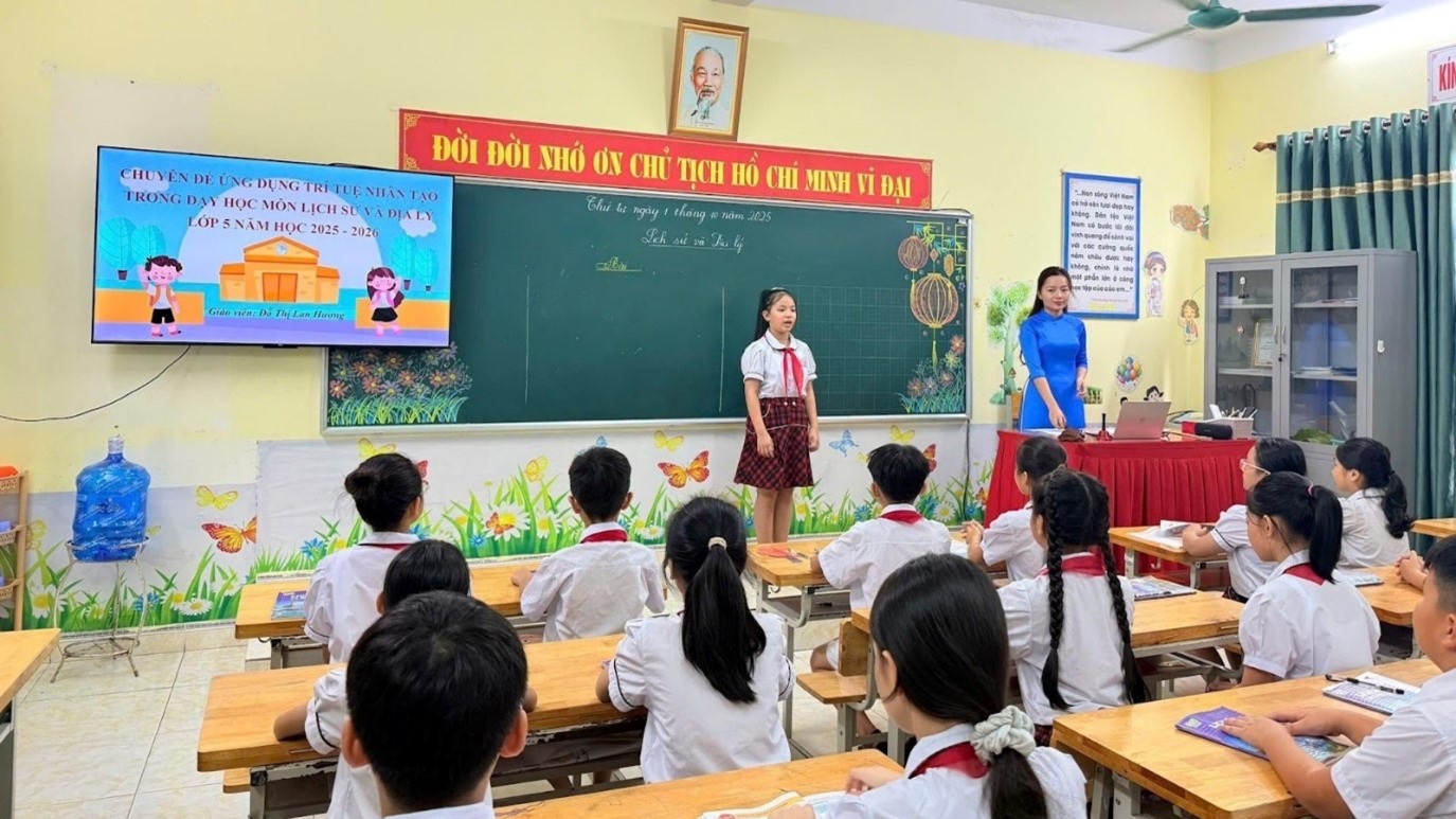 Ứng dụng trí tuệ nhân tạo đúng định hướng cho học sinh tiểu học ở Việt Nam