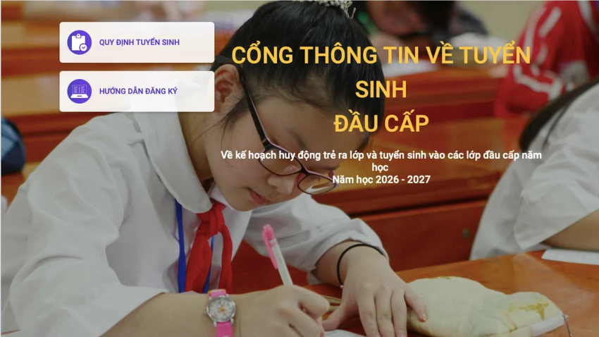 Các địa phương ứng dụng bản đồ số trong tuyển sinh đầu cấp