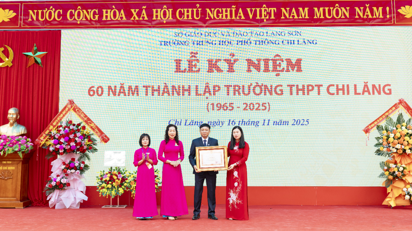 Trường THPT Chi Lăng (Lạng Sơn): Phát triển toàn diện, khẳng định vị thế chất lượng giáo dục và đào tạo chào mừng 60 năm thành lập