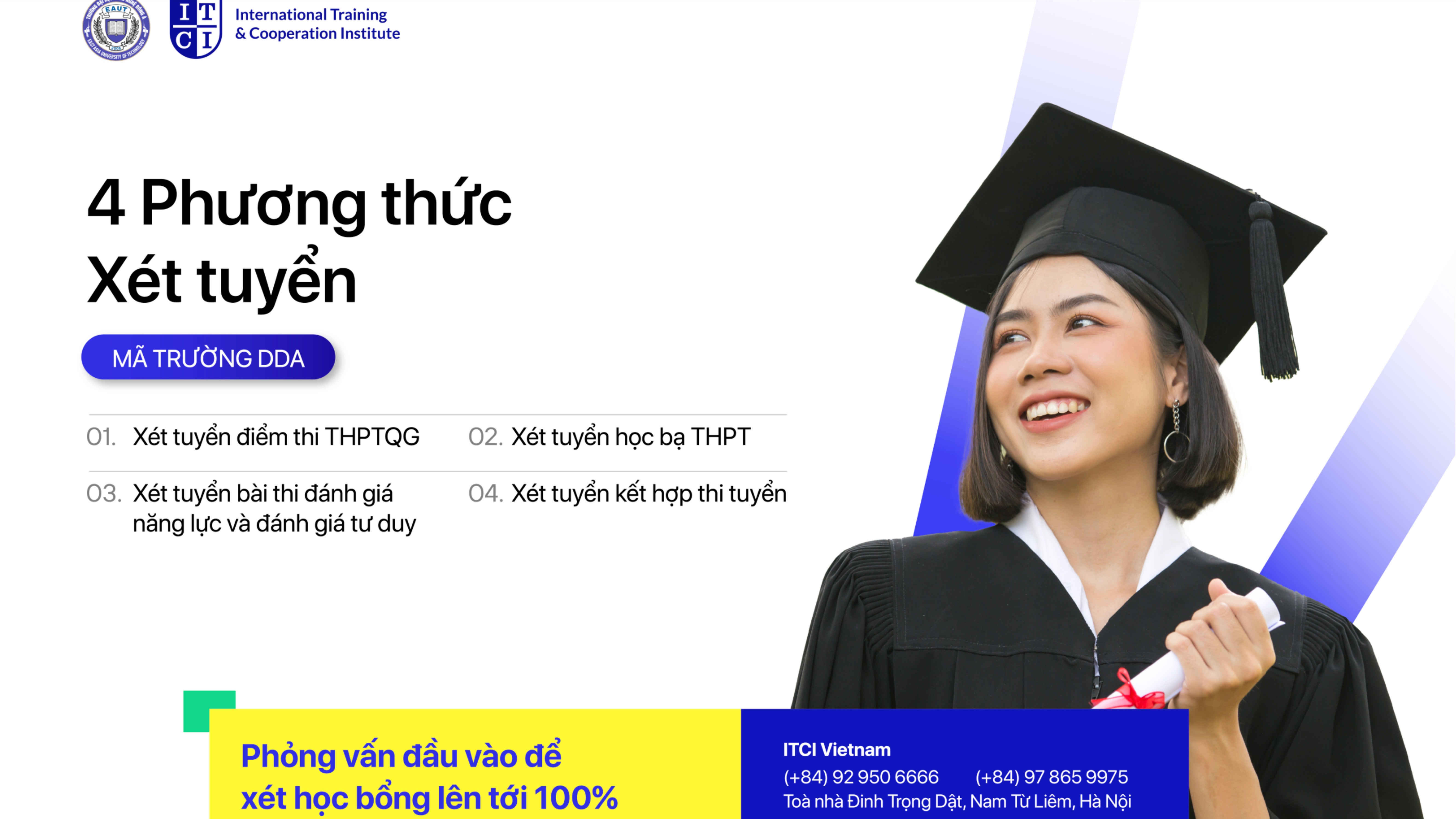 ITCI Vietnam - Viện Đào tạo & Hợp tác Quốc tế: Môi trường học tập quốc tế dành cho thế hệ sinh viên toàn cầu trực thuộc Đại học Công nghệ Đông Á.