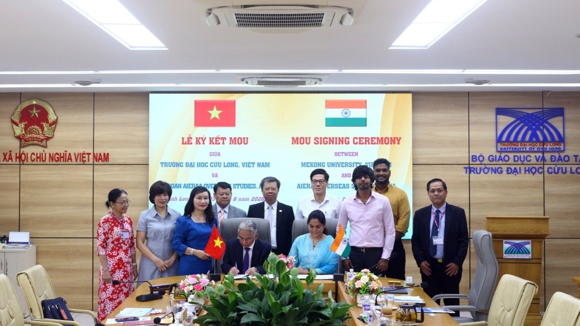 Trường Đại học Cửu Long đẩy mạnh hợp tác quốc tế, nâng cao chất lượng đào tạo