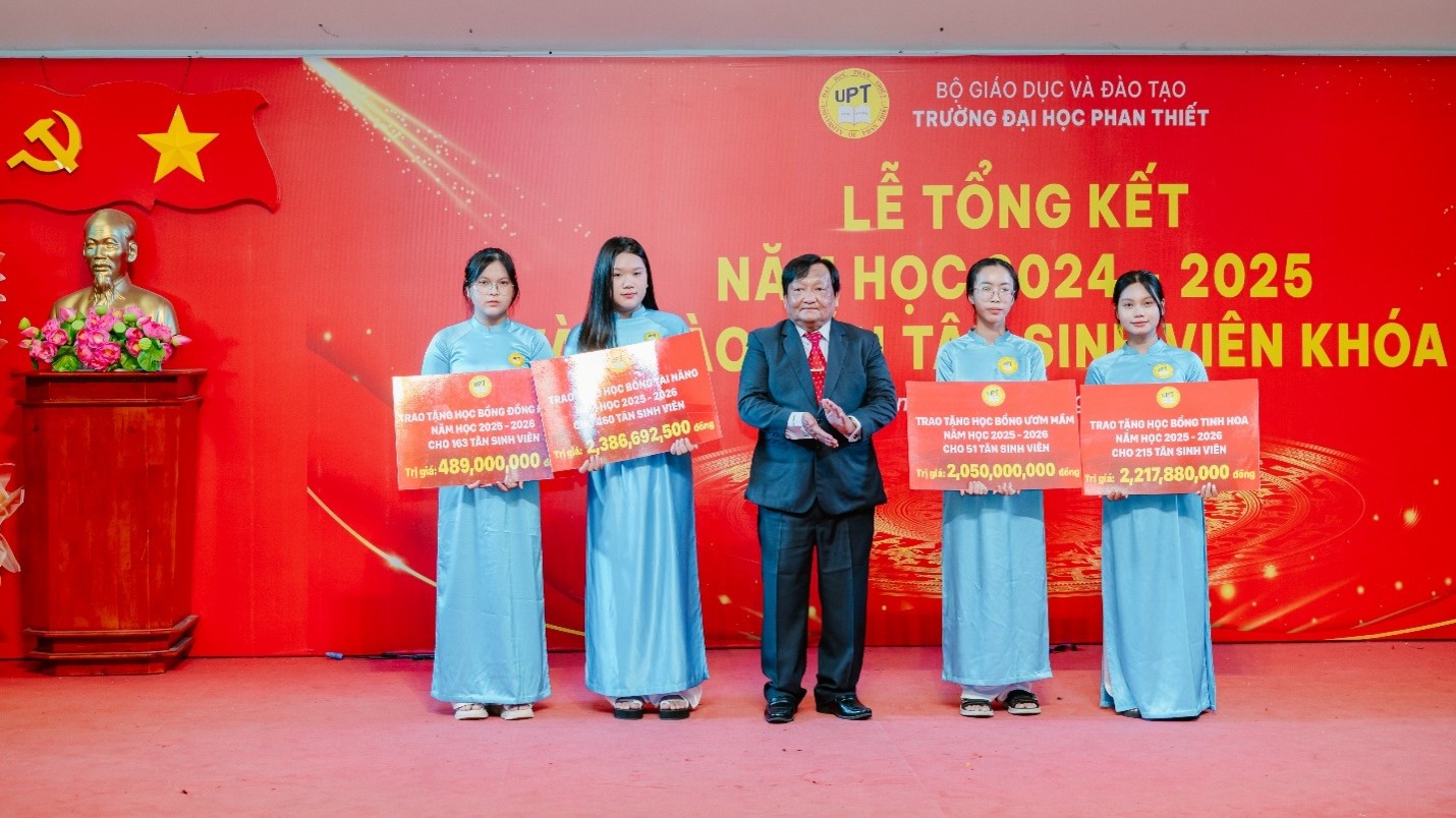Cơ hội học bổng chờ đón thí sinh tại Trường Đại học Phan Thiết năm 2026