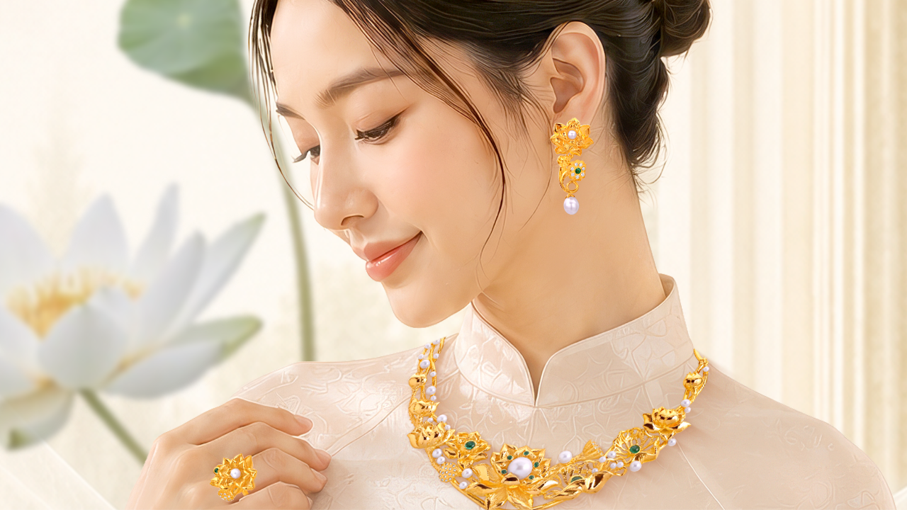 Phú Quý Liên Hoa – Tuyệt tác trang sức hồi môn gửi trao di sản yêu thương trong mùa cưới