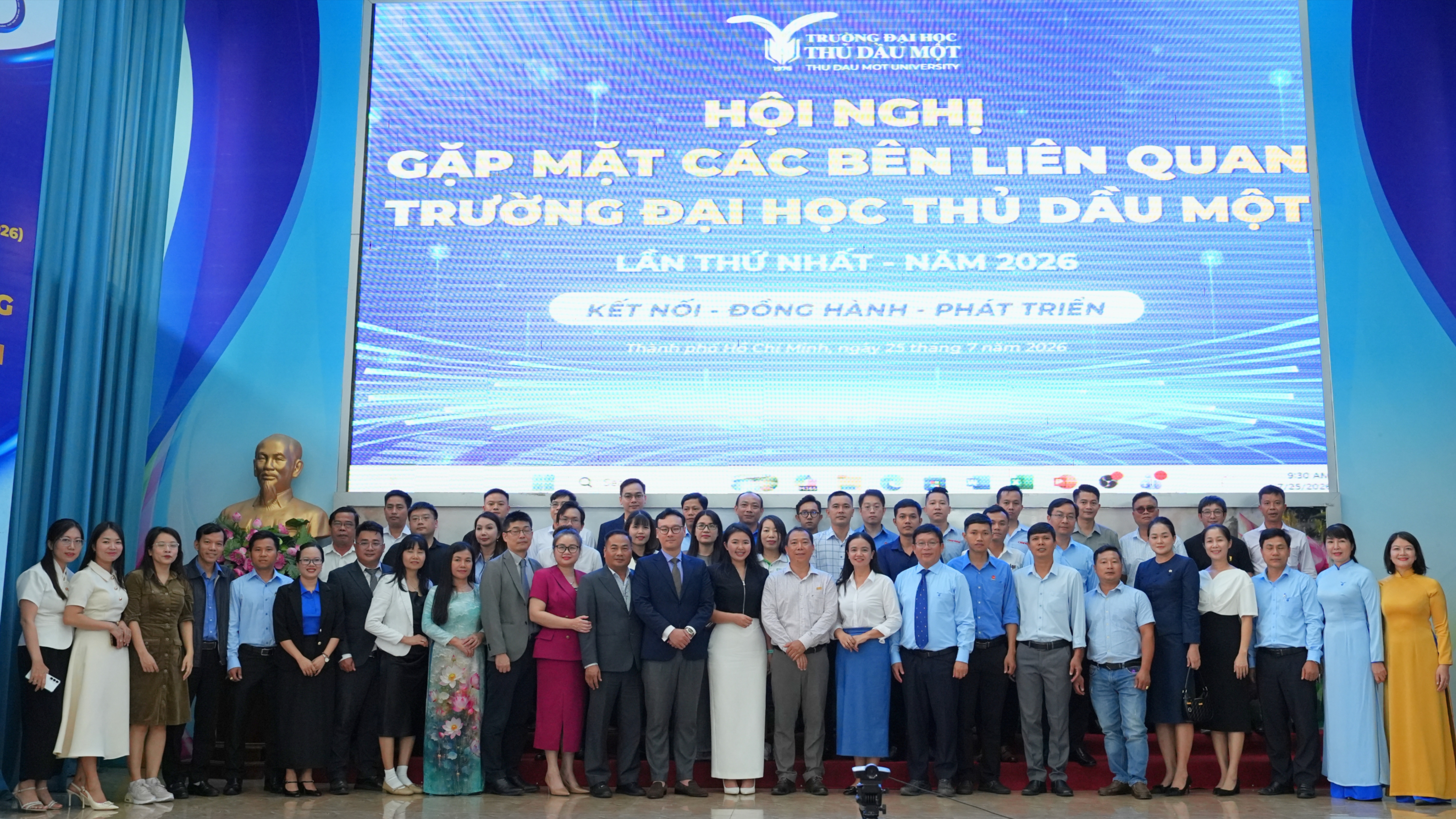 Đổi mới quản trị đại học: Trường Đại học Thủ Dầu Một tổ chức Hội nghị kết nối 3 nhà