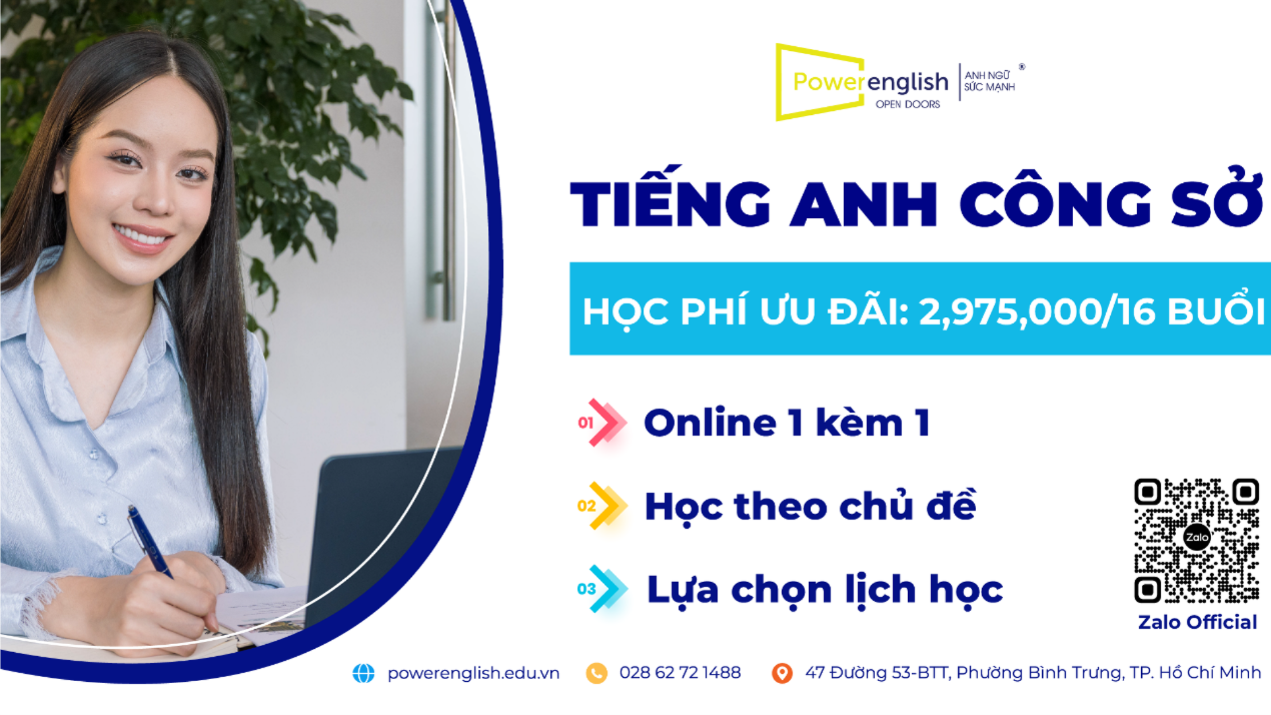 Tiếng Anh Công Sở - Thu hẹp khoảng cách giữa “biết” và “dùng được” tiếng Anh