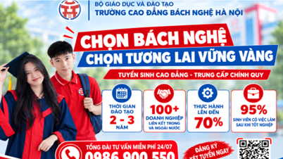 Đón đầu xu hướng nghề nghiệp, Trường Cao đẳng Bách nghệ Hà Nội tăng cường đào tạo gắn với doanh nghiệp