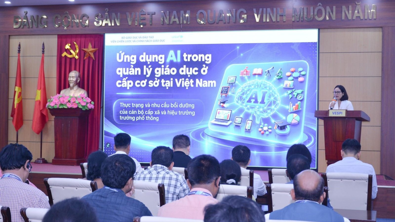 Ứng dụng AI đổi mới quản lý giáo dục cấp xã, phường