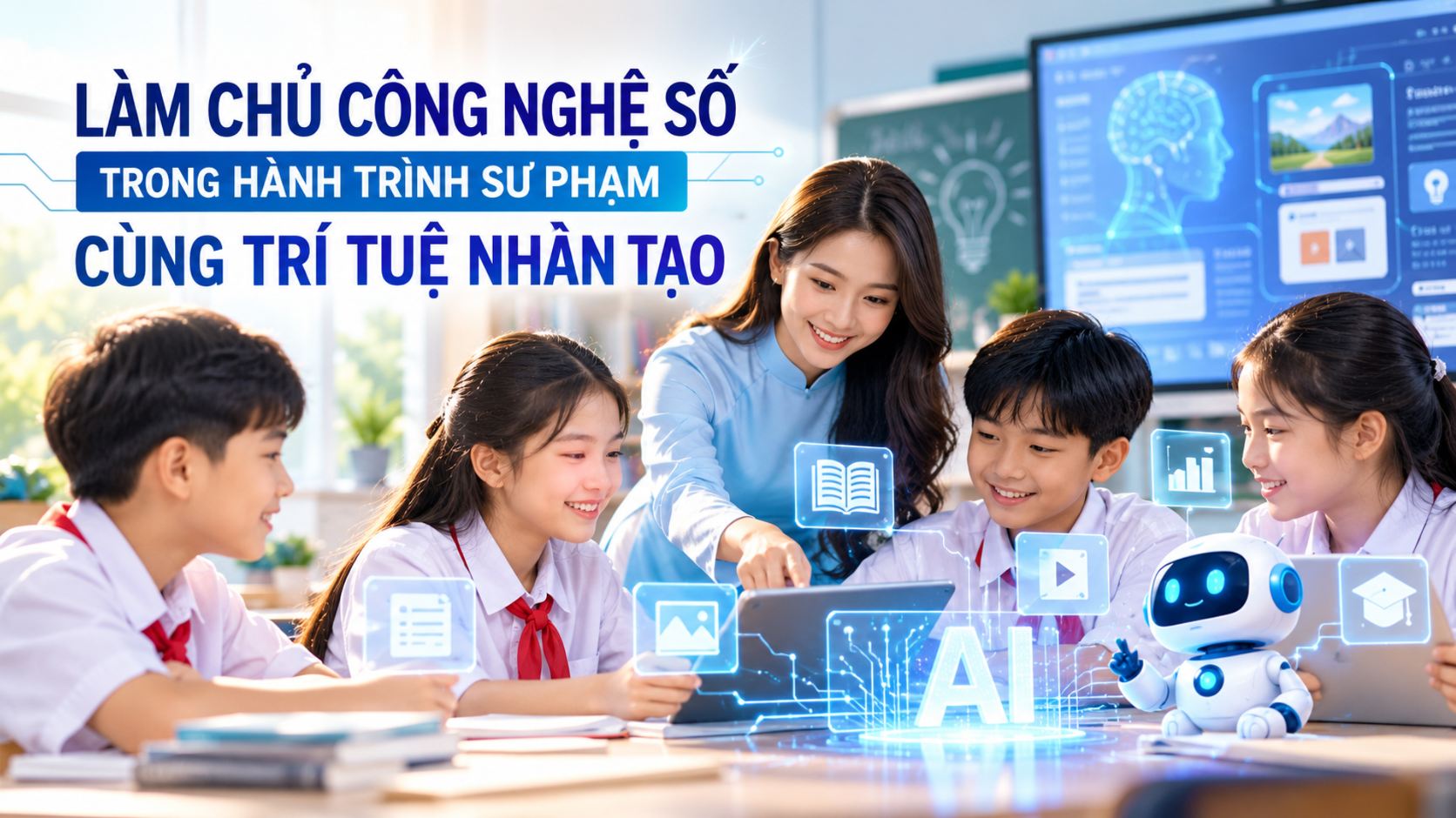 Làm chủ công nghệ số: Tái định vị vai trò người thầy trong hành trình sư phạm cùng AI